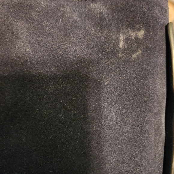 Marc By Marc Jacobs Vintage Navy Leather Blue Suede Leather Handbag Bucket Bag - Picture 2 of 11